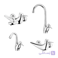 ست کامل شیرآلات کاویان مدل توکا کروم