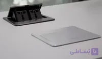 پریز برق مربعی دکمه تاچ مکانیکی مشکی فانتونی N335