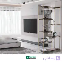 شلف دکوراتیو مدل PERSIAN رنگ شامپاینی فانتونی P360