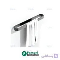 هولدر حوله 430mm رنگ مشکی مات سری A فانتونی S004