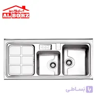 سینک فانتزی توکار استیل البرز کد 815