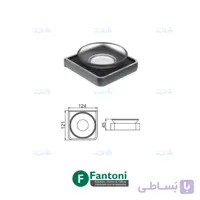 هولدر جای صابونی رنگ نوک مدادی سری H فانتونی S079