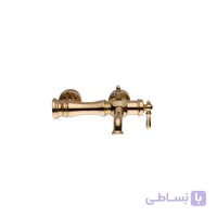 شیر حمام شودر مدل بیزانس طلا مات
