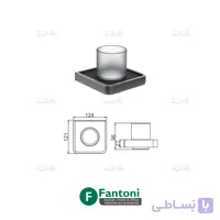 هولدر جای مسواک رنگ نوک مدادی سری H فانتونی S078
