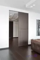 مکانیزم درب ریلی 2400mm تک درب چوبی ساختمانی بدون پروفیل کف حداکثر عرض درب 1200mm فانتونی K101