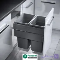 سطل چند منظوره توکار متصل به بدنه هایلو کد 361951 مدل یوروکارگو اس سی جهت یونیت عرض 500mm فانتونی Q250
