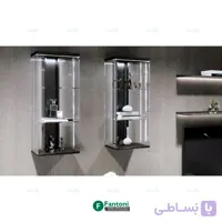 بوفه دکوراتیو فریم لس شیشه مدل Ornameta فانتونی P206