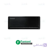 قاب داکت لولایی آلومینیومی رومیزی مدل اکو بدون سوکت رنگ مشکی فانتونی T360