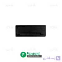 قاب داکت لولایی آلومینیومی رومیزی با درب آرامبند طول 200mm رنگ مشکی فانتونی T344