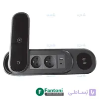 پریز برق با درپوش چرخشی همراه با وایرلس شارژر مدل ZORO فانتونی N320