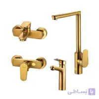 ست کامل شیرآلات شیذر مدل اسمارت طلامات