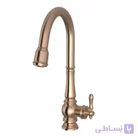 شیر ظرفشویی شاوری شودر طرح بیزانس طلا مات