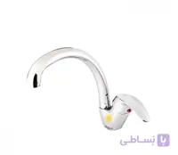 شیر ظرفشویی آشپزخانه شیذر مدل ارس سفید کروم