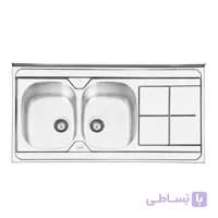 سینک ایلیا استیل روکار 1041