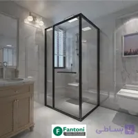 مکانیزم و پروفیل کابین دوش مدل Corner Square in Flyring Door فانتونی K903 و K904