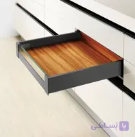 ریل بدنه دار اسلیم اینر 40kg نوک مدادی با فرانت شیشه ارتفاع 106mm فانتونی B421 تا B425