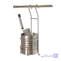 جا قاشق چنگال تمام استیل یک قلو اوستا