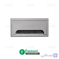 قاب داکت برق رومیزی کوچک 160*80 PVC بدون سوکت سیلور فانتونی T370