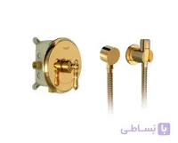 شیر توکار توالت زیگموند طلایی شودر