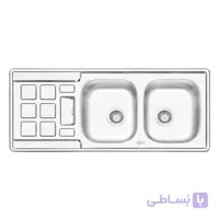سینک ایلیا استیل توکار نیمه فانتزی 4021