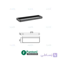 هولدر حوله دست رینگ بسته رنگ نوک مدادی سری H فانتونی S074