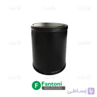 سطل سرویس بهداشتی مشکی گرد درب الاکلنگی فانتونی S501