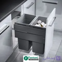 سطل چند منظوره توکار متصل به بدنه هایلو کد 361946 مدل یوروکارگو اس سی جهت یونیت عرض 450mm فانتونی Q245