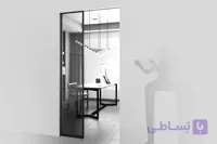 مکانیزم روف هنگ 2400mm تک درب پروفیل آلومینیومی ریلی ساختمانی با عرض درب حداکثر 1200mm فانتونی K109