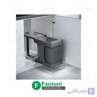 سطل چند منظوره توکار متصل به کف هایلو کد 363410 جهت یونیت عرض 400mm فانتونی Q140