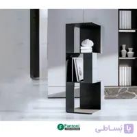 شلف کتابخانه مشکی مات مدل LUNO فانتونی P209