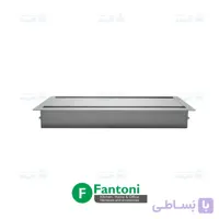 قاب داکت رومیزی دو طرفه بدون سوکت سیلور 15*30 سانتی متر فانتونی T346