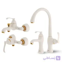 ست کامل شیرآلات شودر مدل کلاسیک