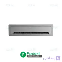 قاب داکت لولایی آلومینیومی رومیزی با درب آرامبند طول 300mm رنگ سیلور فانتونی T340