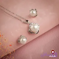نیم ست مروارید لیا بدون زنجیر