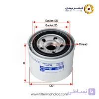 فیلتر روغن شور SFO6466