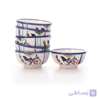 کاسه عسل خوری آرانیک مدل پرنده خوشبختی- بسته 6 عددی
