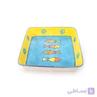 دیس مربعی‏ آرانیک مدل ماهی