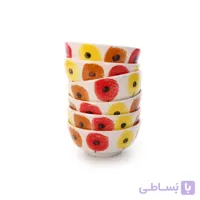 کاسه آبگوشت خوری آرانیک مدل شقایق ـ بسته 6 عددی