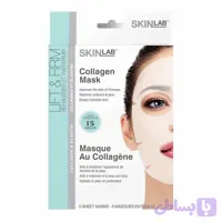 ماسک صورت ورقه ای اسکین لب SKINLAB مدل کلاژن Collagen Mask بسته 5 عددی