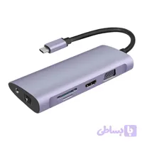 هاب 11 پورت USB-C فلای لند D09 | هاب همه کاره