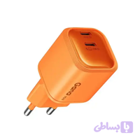 شارژر دیواری 45 وات دو پورت مک دودو مدل CH-100 | رنگ نارنجی