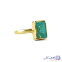 انگشتر فیروزه زنانه طلا طرح آرمینا کد G308