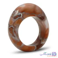 انگشتر سنگی اصل عقیق جاسپر کد N3005