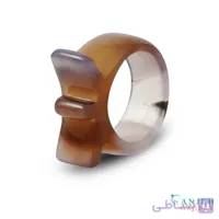 انگشتر پاپیون سنگی عقیق کد N3021