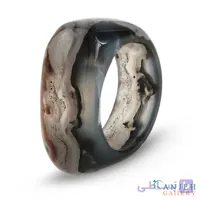 انگشتر سنگی اصل عقیق سلیمانی کد N196