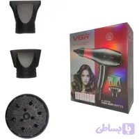 سشوار حرفه‌ای وی جی آر مدل V-462 با موتور AC و دیسپانسر ❤️ | نیهان کالا