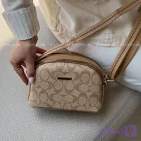 کیف زنانه شیک قالبی نیم دایره طرح برند coach