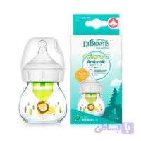 شیشه شیر پیركس 60 میل دكتر براون Option طرح شير