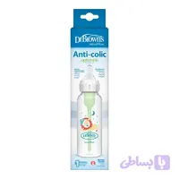 شیشه شیر طلقی 250 میل دكتر براون option طرح شیر