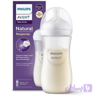 شیشه شیر 330 میل اونت نچرال طلقی (avent natural)